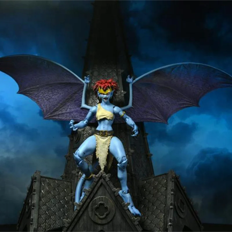 Neca-Figuras de acción de Gargoyles Demona, figuritas móviles de Manga, modelo de colección de PVC, regalo para niños