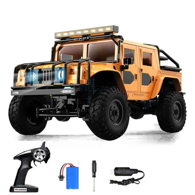 JJRC Q121 1/12 4WD Veículo off road com controle remoto 14,3 polegadas RTR Amortecedores 370 Motor escovado Modelo de carro crawler RC