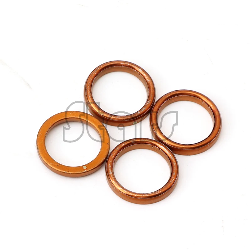 4 Pieces Muffler Exhaust Gasket For 49cc 50cc 110cc 150cc GY6 70 90 100 125cc Scooter Bike ATV Moped Parts