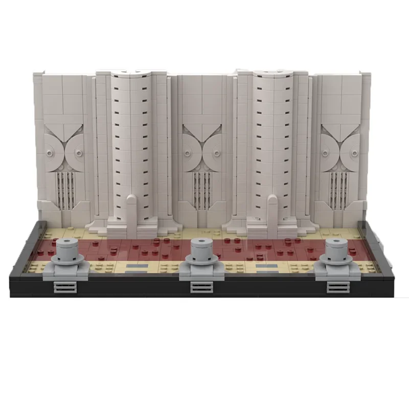 Moc Bausteine Tempel Korridor Modell Technologie Modulare Beliebte Star Film Blöcke Weihnachten Spielzeug DIY Sets Montage Geschenke