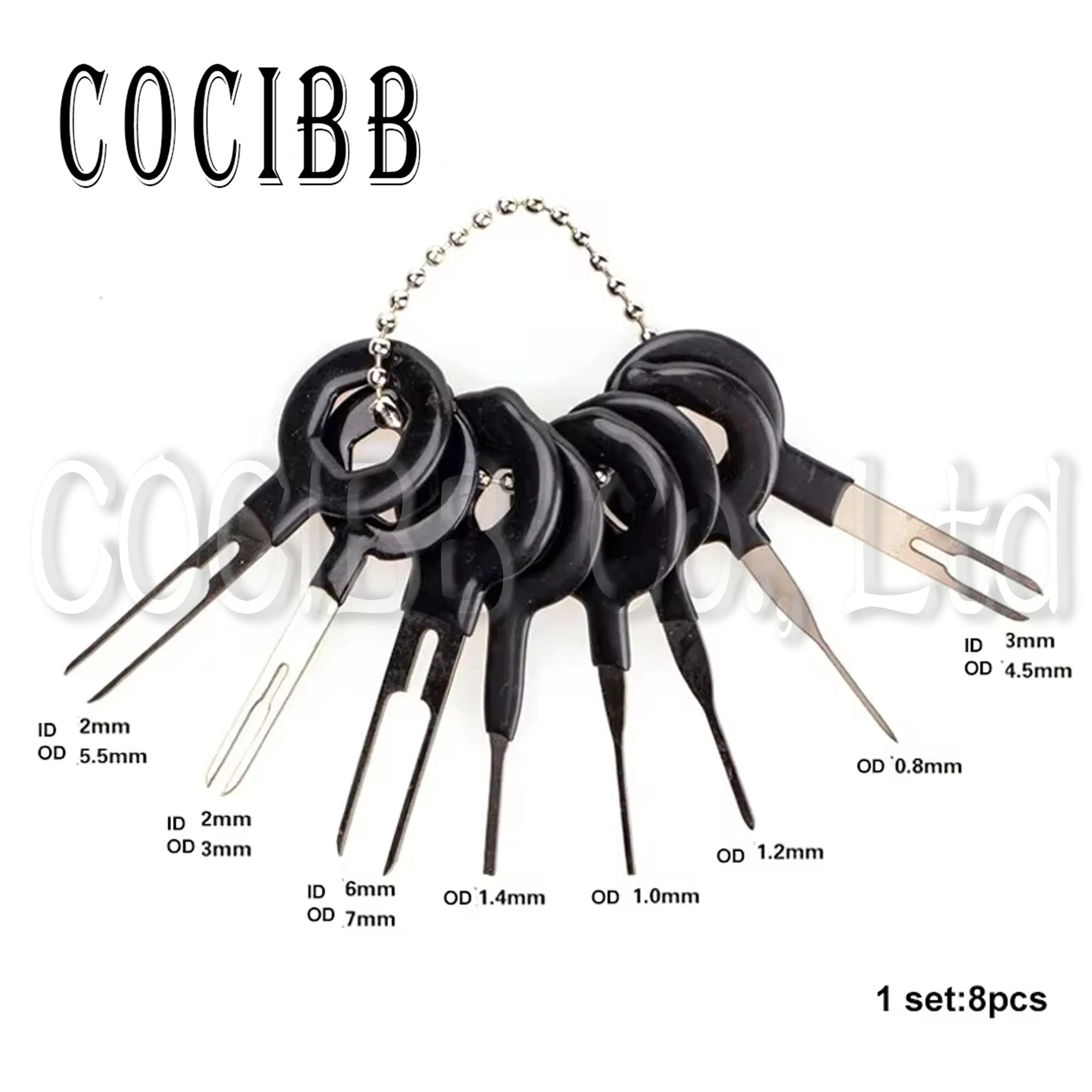 3/8/11/18/36 Pcs Car Terminal Removal Repair Tools Electrical Wiring Crimp Connector Pin Extractor Keys Automotive Plug Pullers