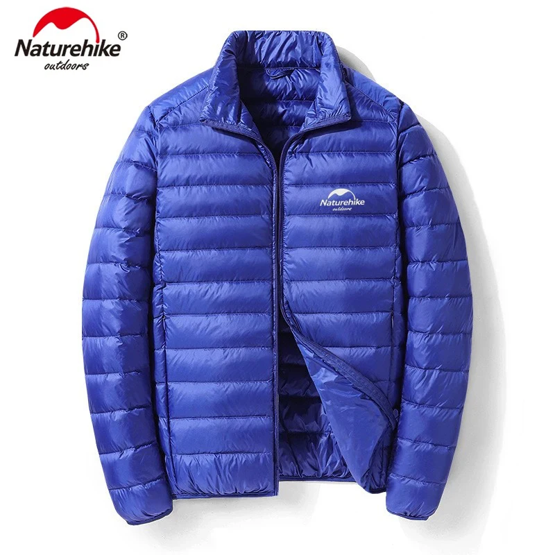 Chaqueta Naturehike Nueva de Otoño Invierno, Chaqueta de Plumón de Pato Ultraligera y Ultraseca para Hombre, Abrigo para Camping y Senderismo