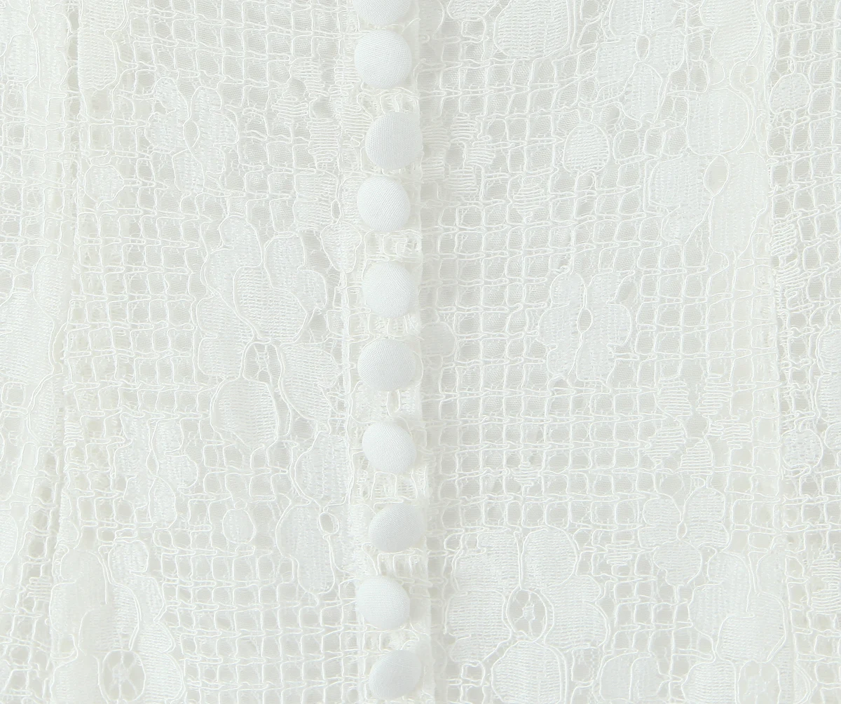 Sexy ricamo bianco scava fuori pizzo fiocco increspato petto fionda mini abito da donna vita bassa impiombato piegato altalena serbatoio abiti