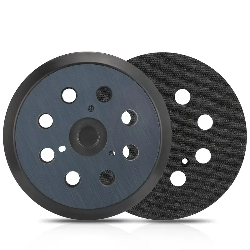 

125mm 5 Inch Sander Pad 8-Holes 3 Nails Backing Sanding Disc Pad Hook Loop Sanding Pads for Electric Orbital Sander Polishing