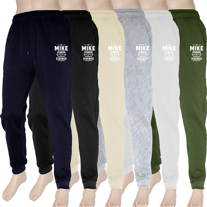 

Autumn Winter New In Men's Clothing Sport Jogging Fitness Running Trousers Harajuku Streetwear Mens Print Pants