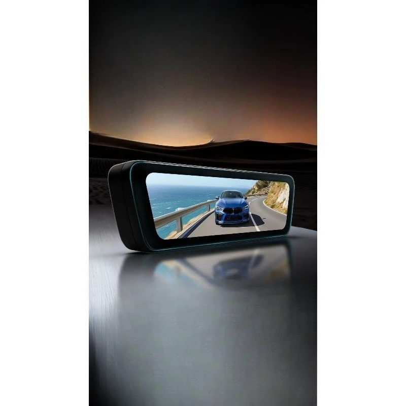 

The digital streaming front and rear dual recording camera streaming recorder supports voice control touch