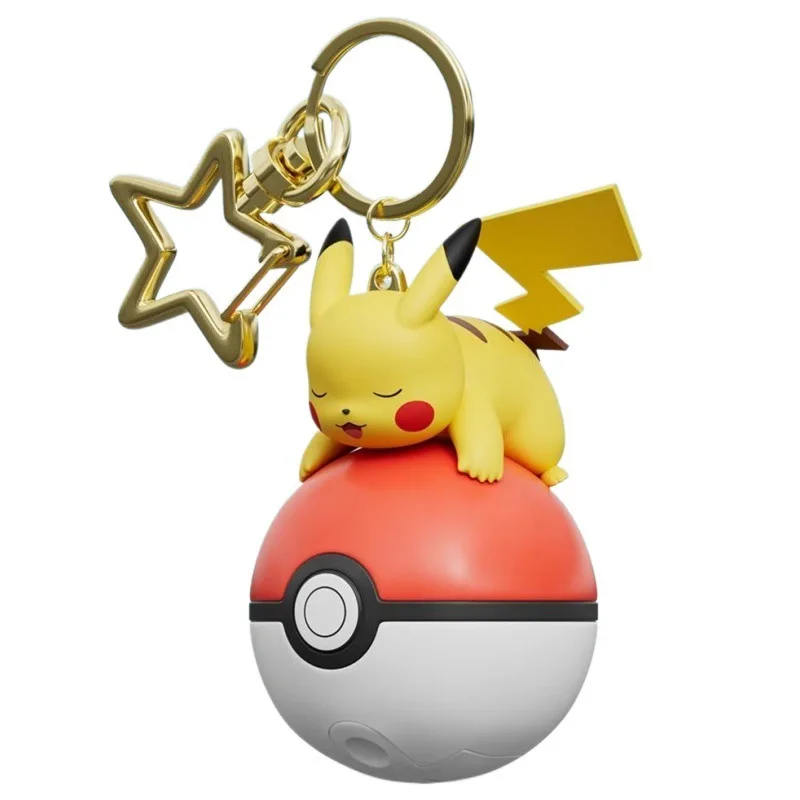 Breloczek Pokémon Meng Meng Guang Qi Elf Ball, zawieszka do torby szkolnej, uroczy żabie nasiona Bojia
