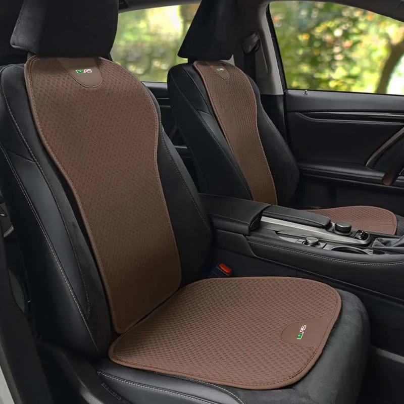 Car Ice Silk Seat Cover Front Rear Seat Cushion Protector Mat For Skoda VRS Octavia Kamiq Kodiaq Karoq RS Superb Fabia Rapid Fav