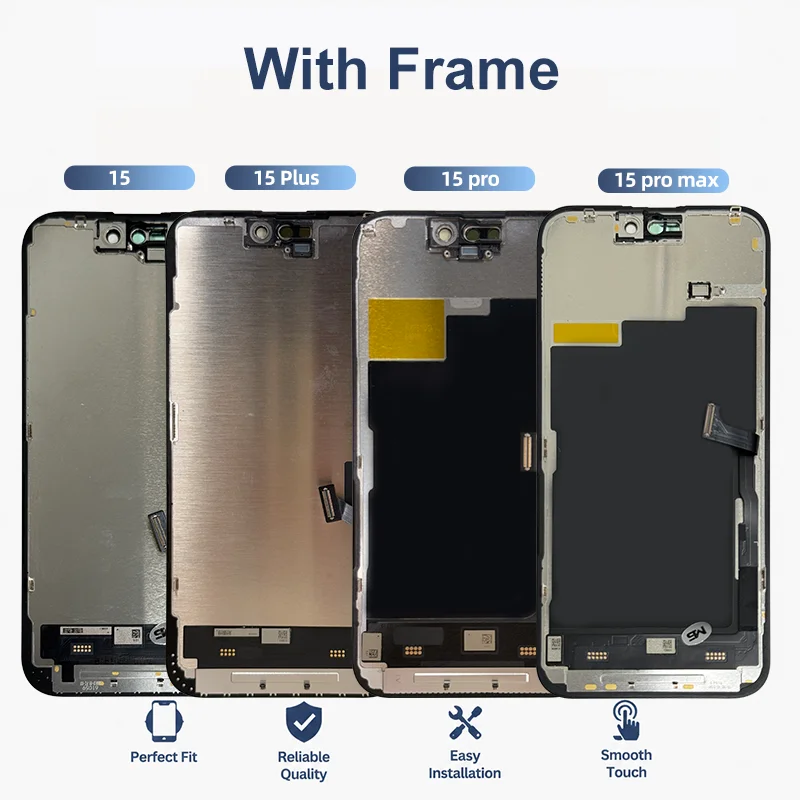 OLED For iPhone 15 LCD 15 Plus Display With 3D Touch Screen Digitizer Incell For iPhone 15 Pro Screen 15 Pro Max Display Repair image 6