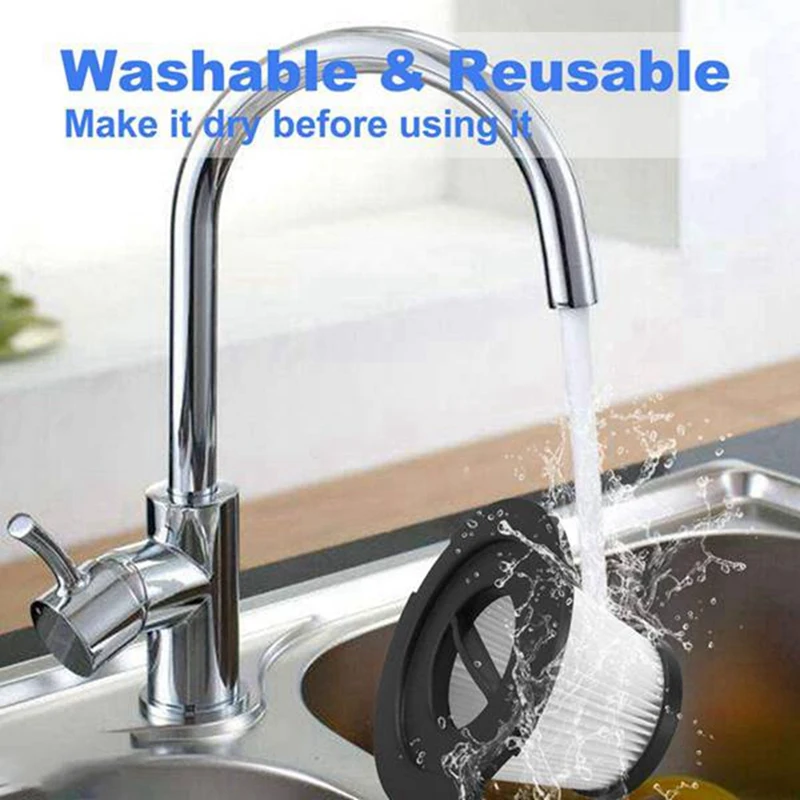 9 ชิ้นเปลี่ยนแผ่นกรอง HEPA เข้ากันได้สําหรับ MOOSOO K17 อุปกรณ์เสริมเครื่องดูดฝุ่นไร้สาย