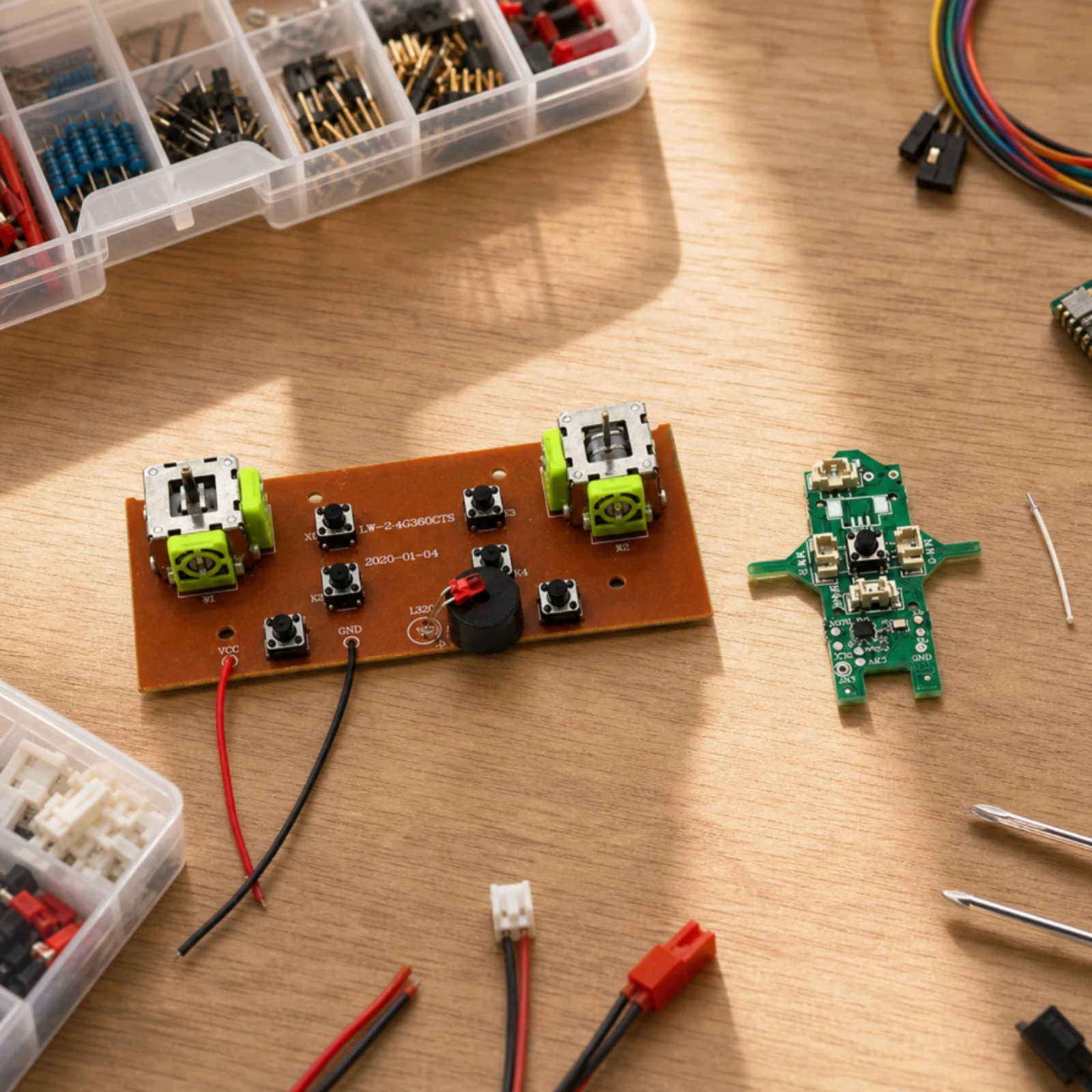 Drone Controller Control Circuit Board Kit Lightweight Transmitter and Receiver Kit Controller Control Module Set Built-In