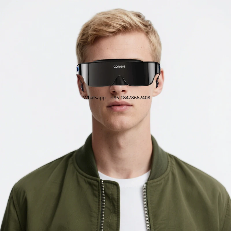 

Manufacture Direct Latest Smart Screen 3D 4K Vr Glasses Headset Smart Projection Glasses With Film Display