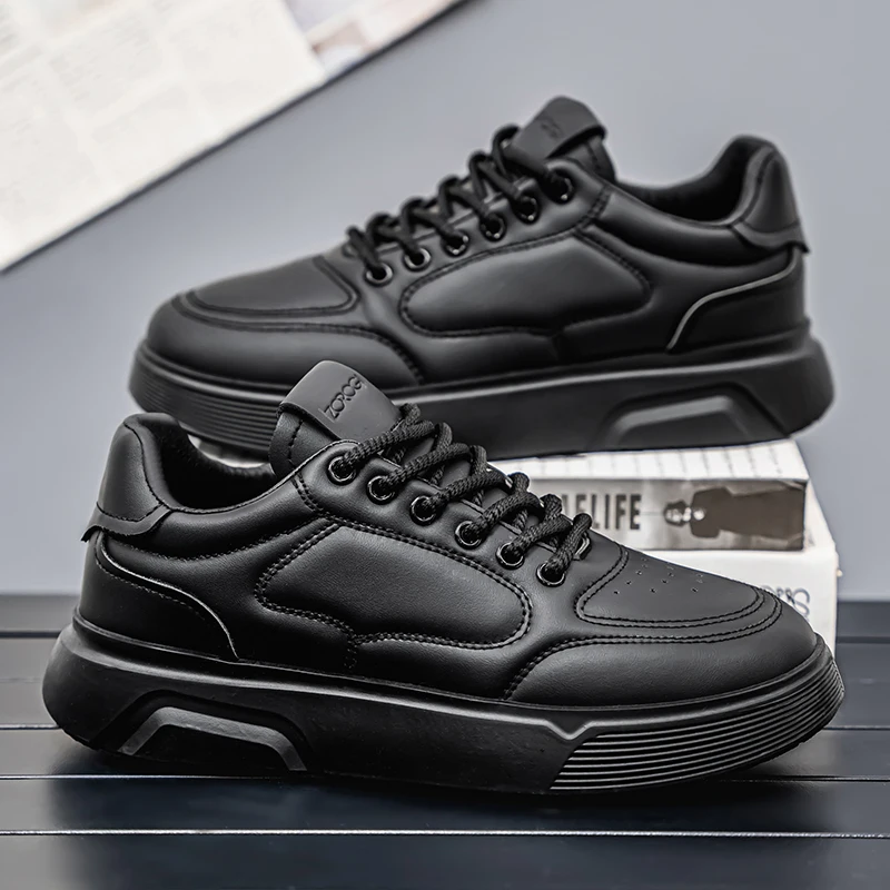 

Модные белые повседневные кроссовки, мужские уличные туфли для скейтборда, классические прогулочные кроссовки на толстой подошве, мужская удобная уличная модная обувь