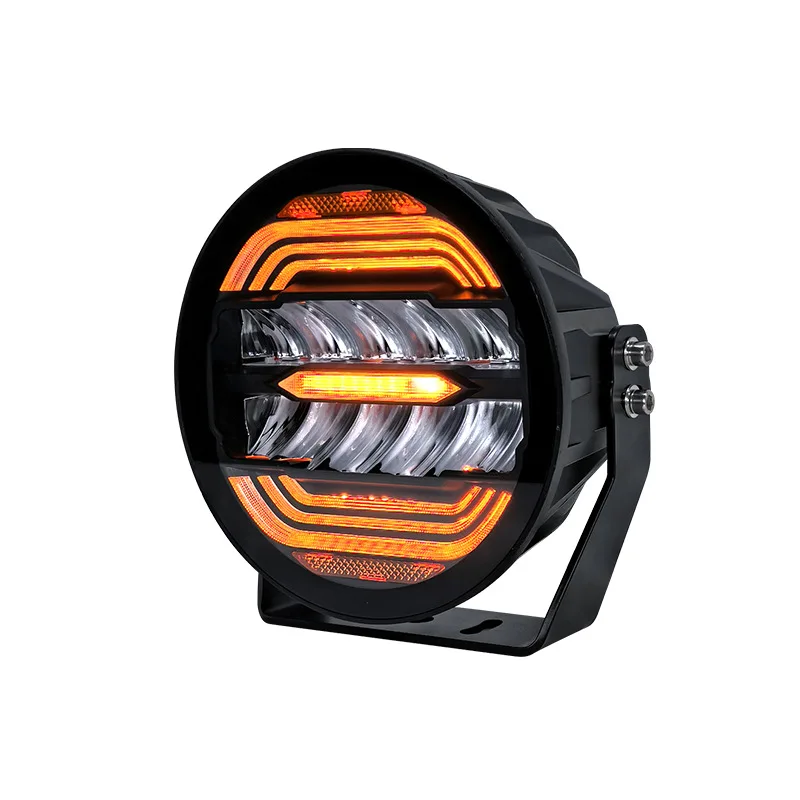 

7" Universal Headlight 12/24V 90W Super Bright Off-road Light With DRL Turn Signal Driving Work Light For Jeep, ATV,SUV,Trucks