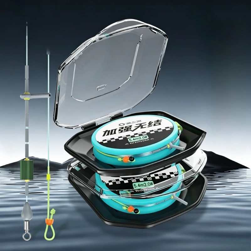 

Professional Competition Line Set, Pre-Tied High Tensile, Smooth Durable Abrasion-Resistant, Complete Ready-to-Use Main Line