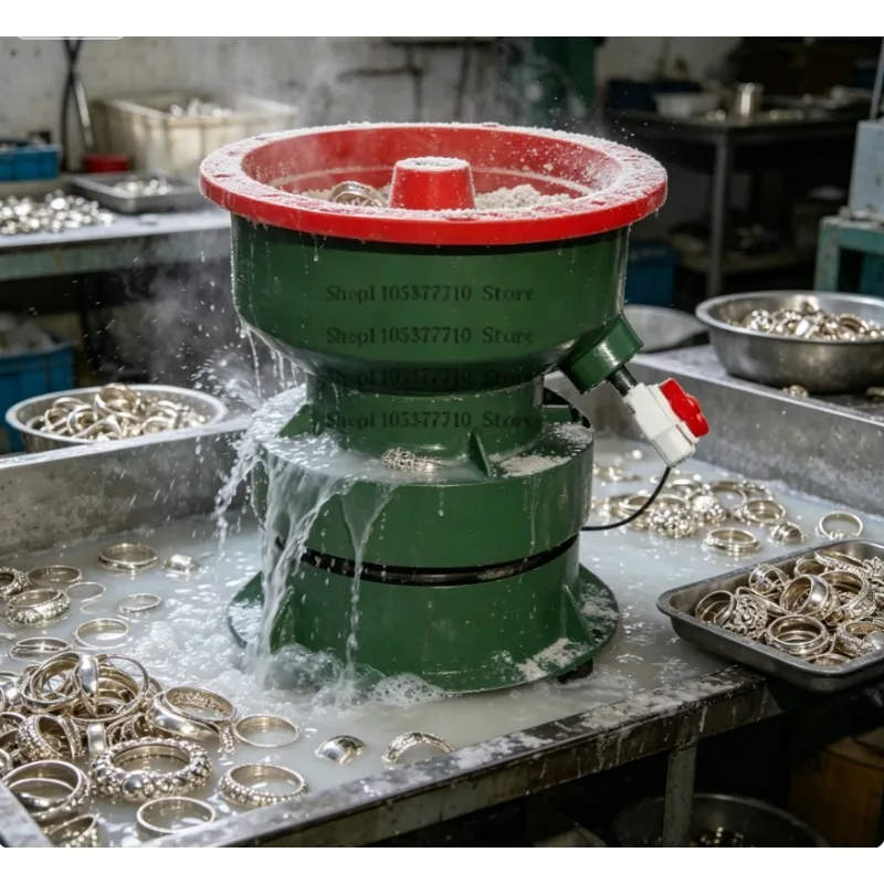 Shipping Costs Not Included Vibratory Polishing Grinding Straight Mouth Discharge Material Vibratory Polisher Machine 220/380V