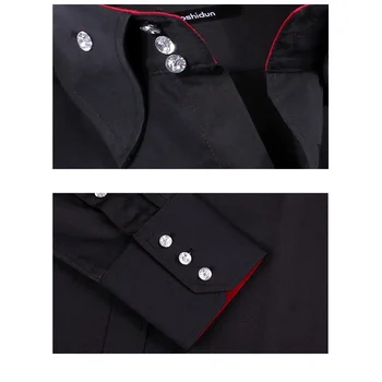 Dress Shirt for Men Button-down Collared Formal Business Long Sleeve Casual Korean Fashion Slim Fit Male Designer Shirts White 6 Dress Shirt for Men Button-down Collared Formal Business Long Sleeve Casual Korean Fashion Slim Fit Male Designer Shirts White 6