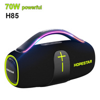 Hopestar H85 Caixa De Som Bluetooth Wireless Speaker 70W Powerful Outdoor Portable HIFI Boombox Support USB TF Card TWS Playback
