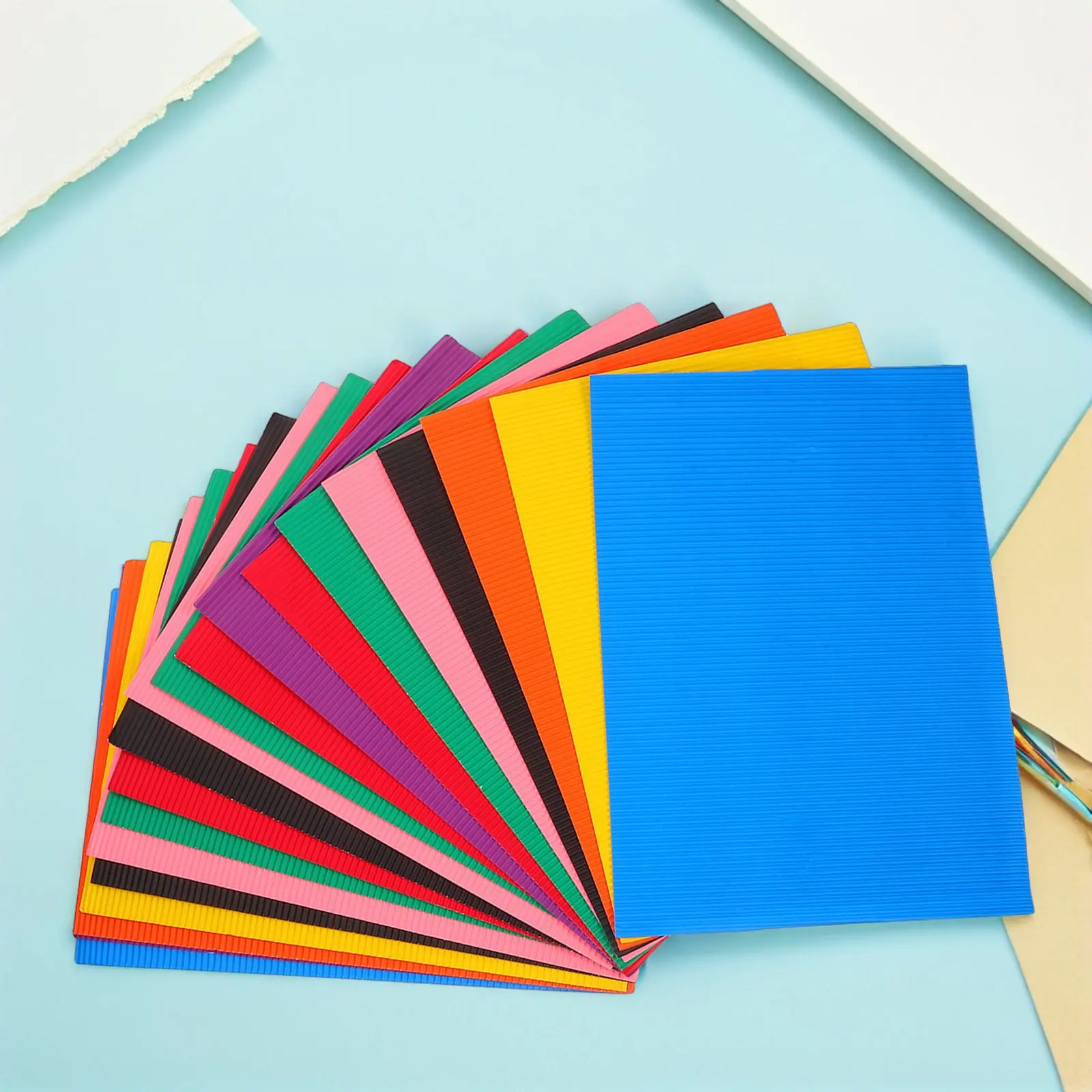 48pcs-colored-corrugated-paper-for-crafts-bright-colors-3d-corrugated-texture-diy-kids-construction-paper-a4-118x83-inches