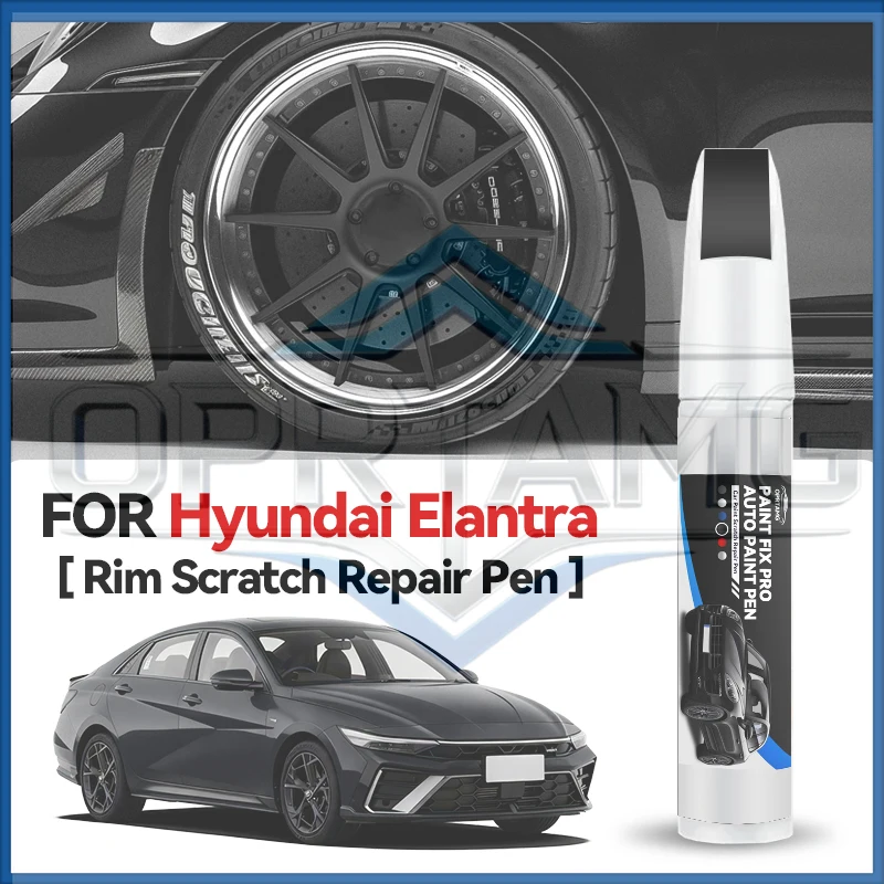 

Карандаш для подкраски колесных дисков Hyundai Elantra, средство для ремонта царапин, аксессуары для авто, черный, белый, синий