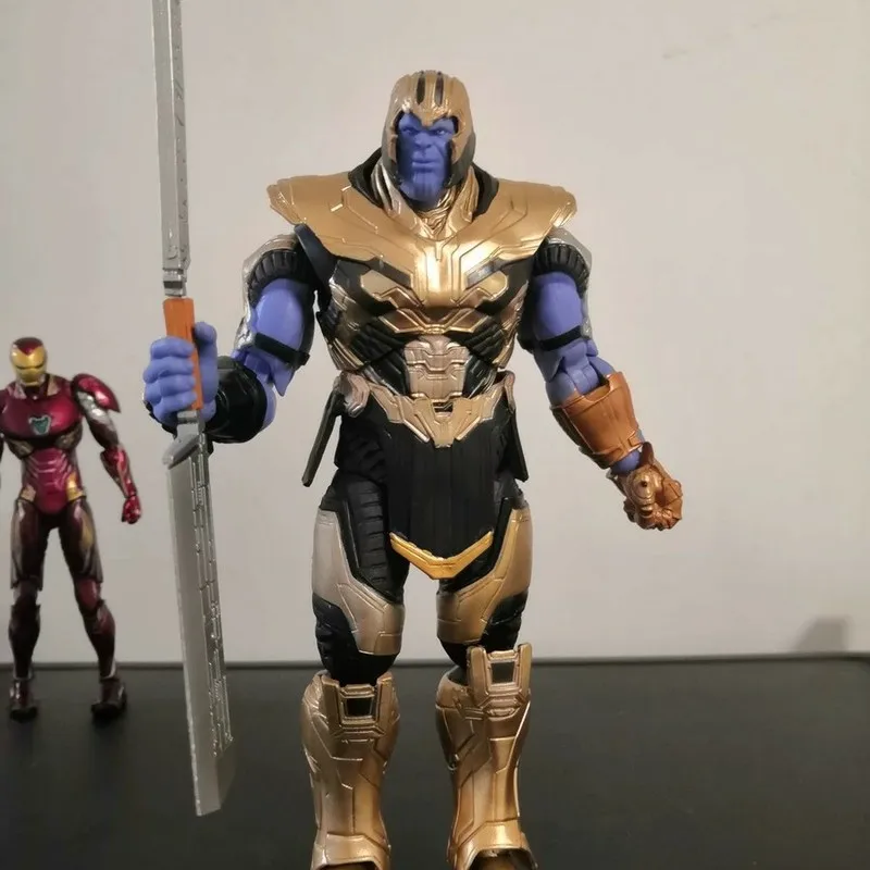 Marvel Shfiguarts Thanos Figure Avengers Infinity War Bjd 18cmaction Figures Collectable Model Toy Birthday Gift