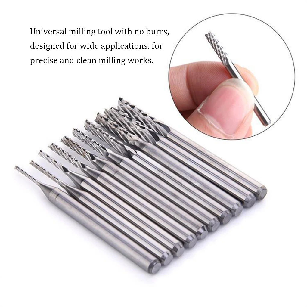 

10pack/lot Wide Application End Mill Rustproof And Anti-corrosion User Friendly Milling Cutter