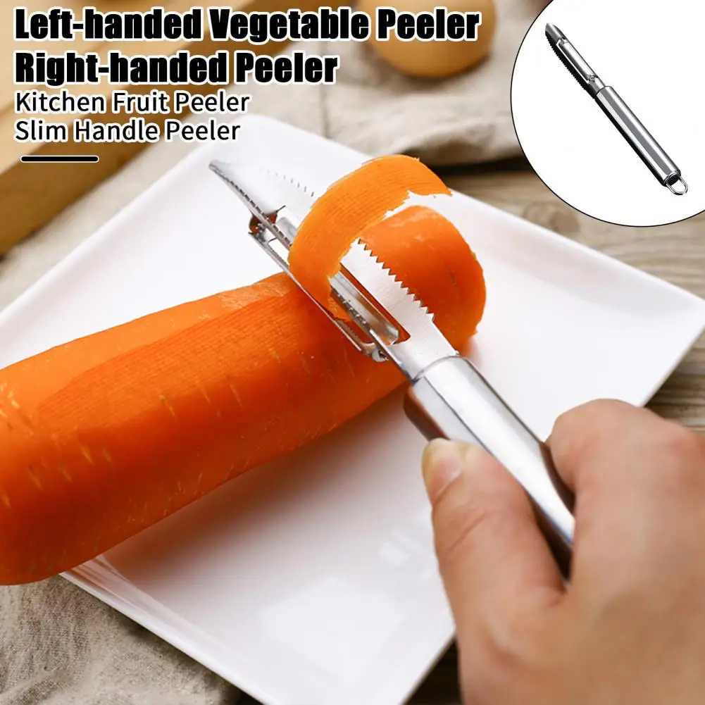 Stainless Steel Rotary Peeler for Kitchen Vegetable Fruit Peeler Dual Blades Peeling Tool for Potato Carrot Fish Scaling