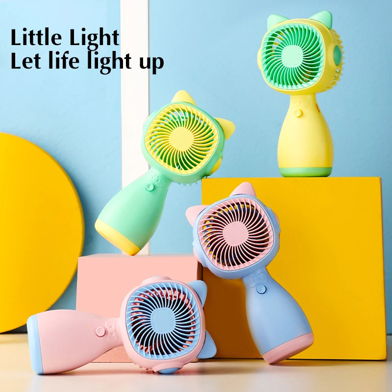새로운 미니 팬 편리한 크리 에이 티브 작은 팬 휴대용 포켓 휴대용 팬 경량 조절 귀여운 작은 팬 학생 선물