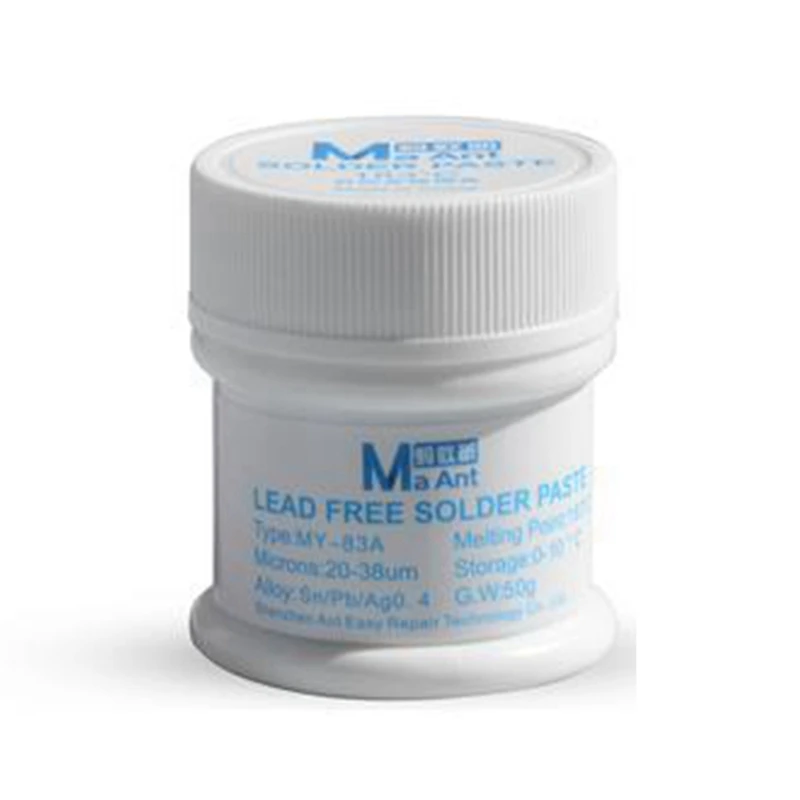 

MA ANT Lead Free Solder Paste Welding Flux For Mobile Phone Microsoldering Repair Motherboard Repair Solder Tools