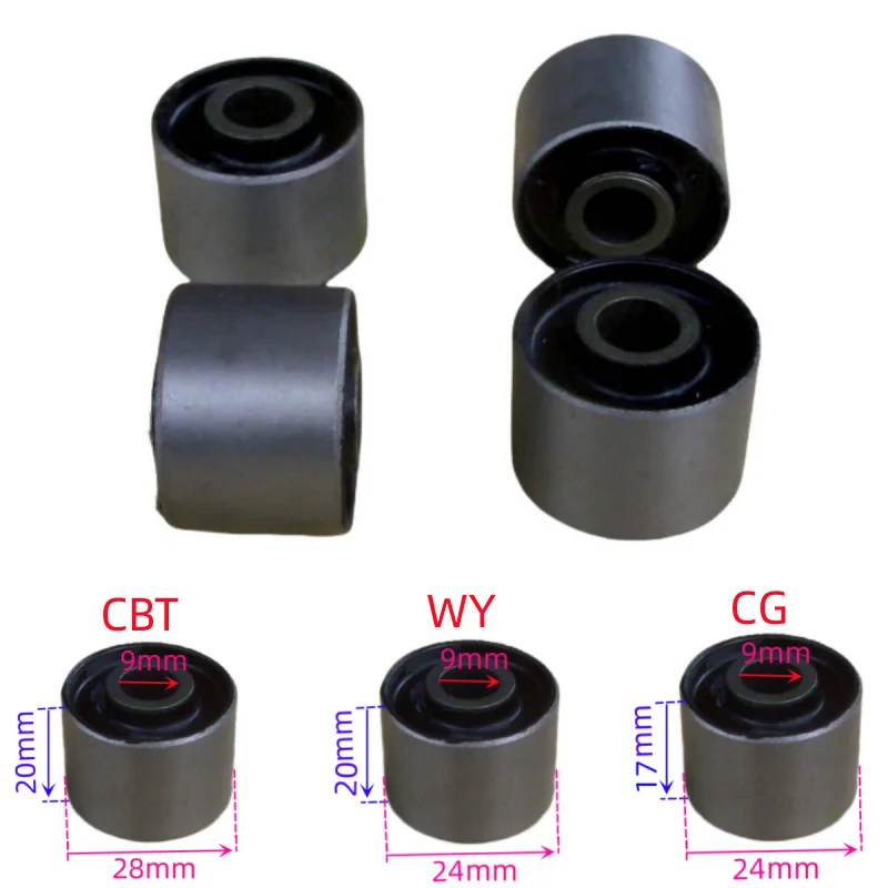 CG125 CBT is suitable for Honda CM150 CB125 motorcycle rear wheel drum hub buffer rubber sleeve sprocket screw accessory parts