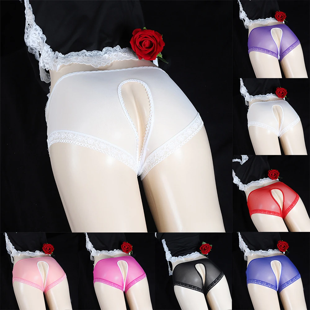 Стильные кружевные трусы-бикини, трусики-мешочки, мужские и женские, нейлоновая ткань, доступны различные цвета, размер M XL