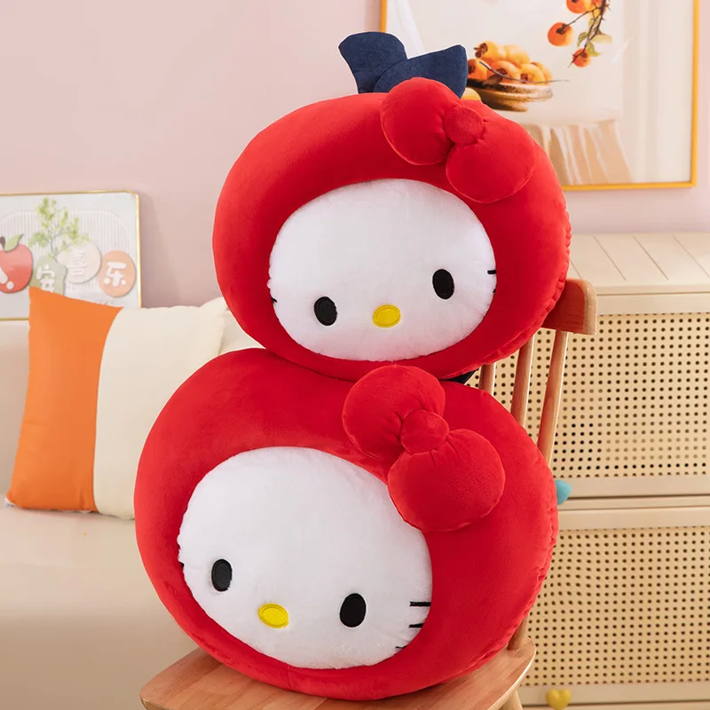 Aoger كارتون مرحبا كيتي أفخم لطيف أبل سماعة KT ألعاب من نسيج مخملي حقيبة قلادة المفاتيح دمية عيد الميلاد هدية عيد ميلاد #5