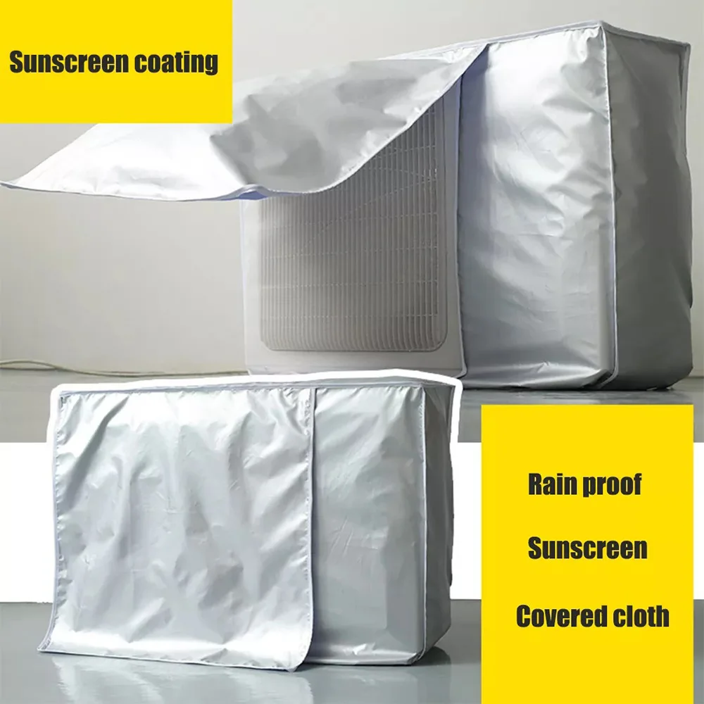 Outdoor Air Conditioner Cover Main Machine Cover Waterproof Anti-dust Anti-snow Cleaning Bag Air Conditioner Bag Protector