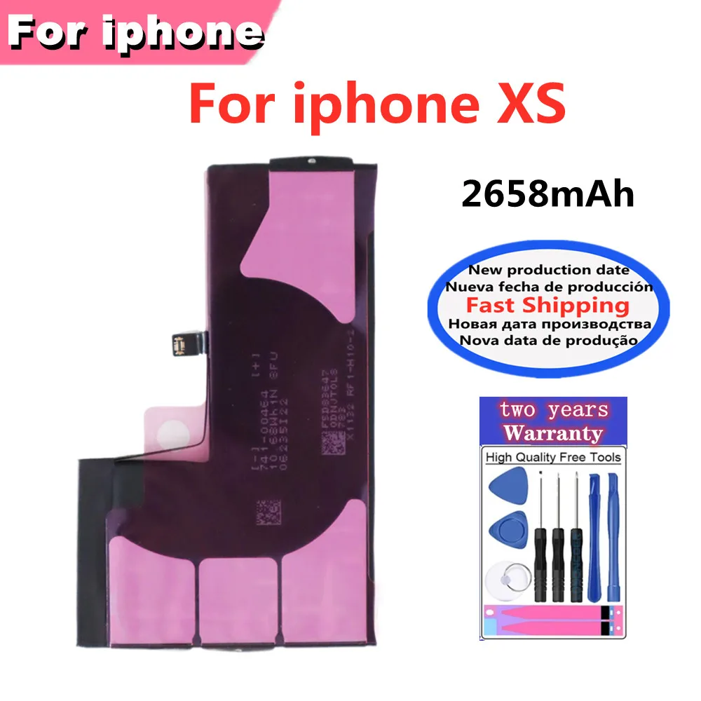 Hoge Capaciteit Batterij IP12 Voor iPhone X SE SE2 SE3 11 Pro Max XS XR 12 12Pro Max 12 mini Telefoon Batterijen + Gratis Tools