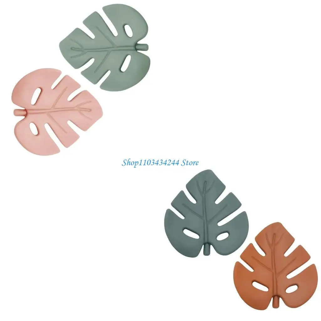 Set of 2pcs Teething Toy for Baby,Infant Teether Silicone Teething Toy Safe