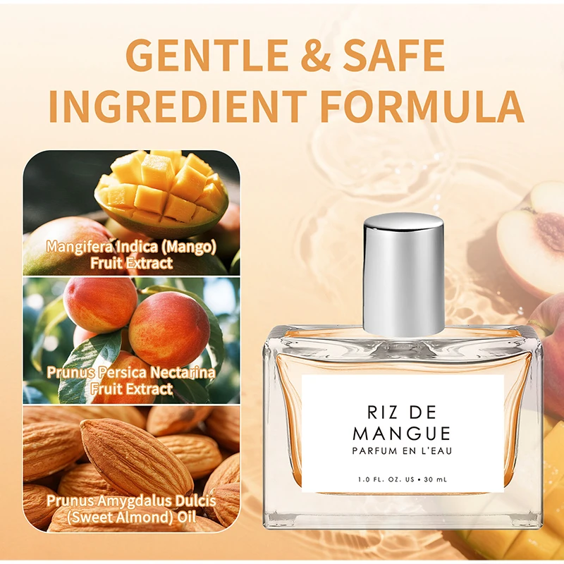 Fruity Grain Rice Perfume Mist Natural Mango Scent Body Spray_voghion.com