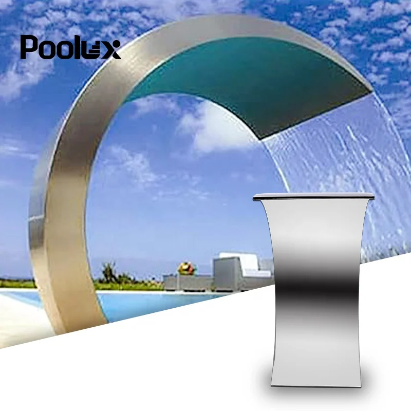 

304ss SPA Fountain Nozzle Stainless Steel Pool Fountains Outdoor Water Weir Waterfall