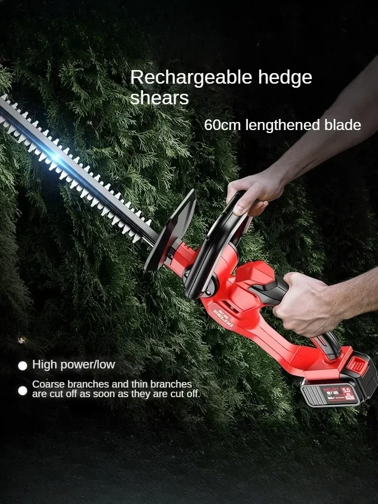 Powerful Electric Pruning Shears for Efficient Hedge Trimming and Tea Tree Pruning