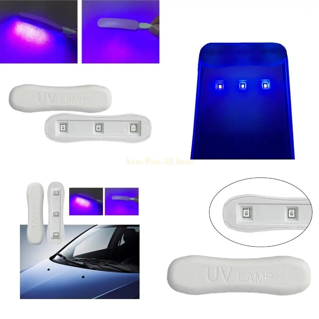 J0MA UV Cure Light Car Window Resin Cured Lamp Lighting Windshield Repair USB