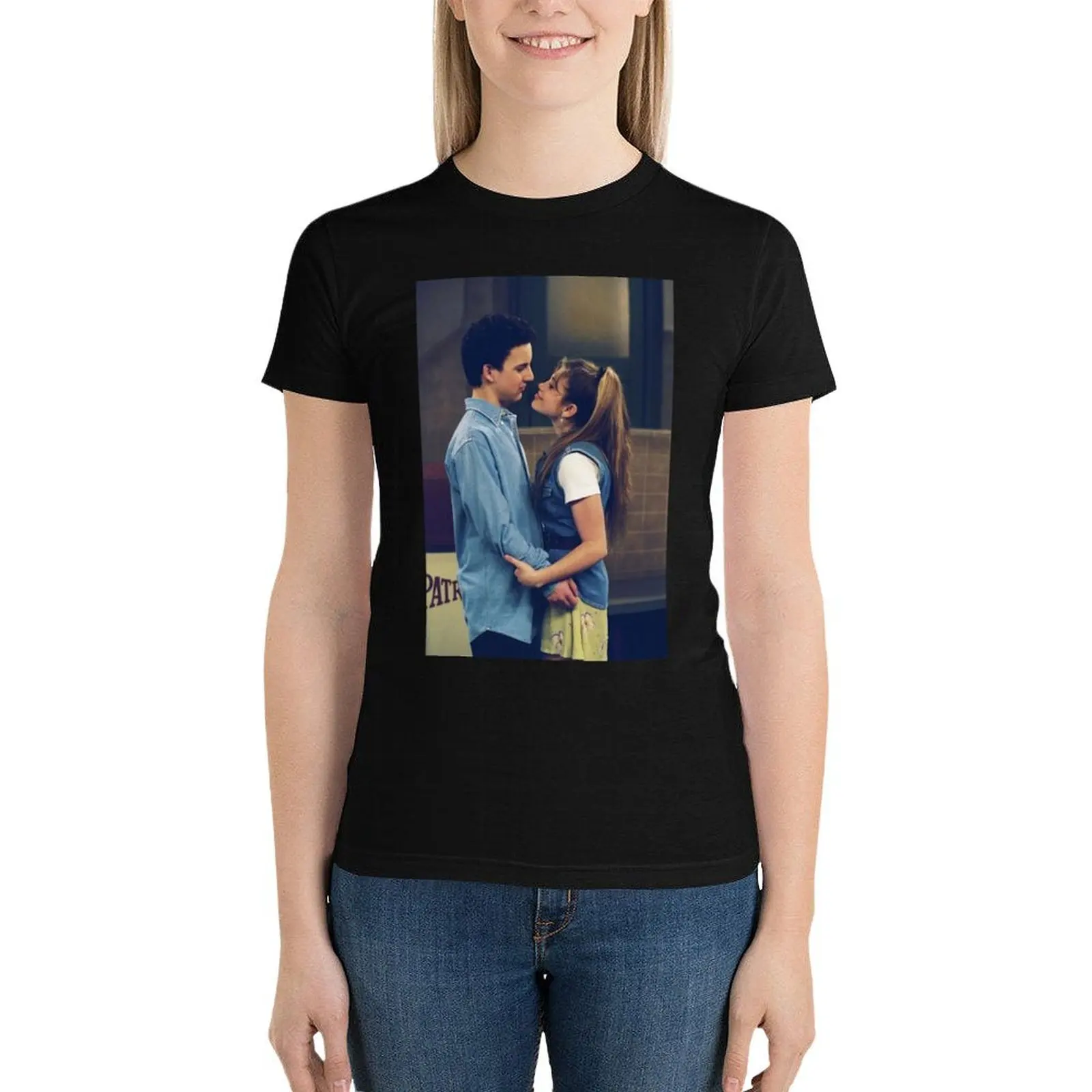 

Cory and Topanga T-Shirt shirts graphic tees plus size tops summer top oversized summer clothes for Women
