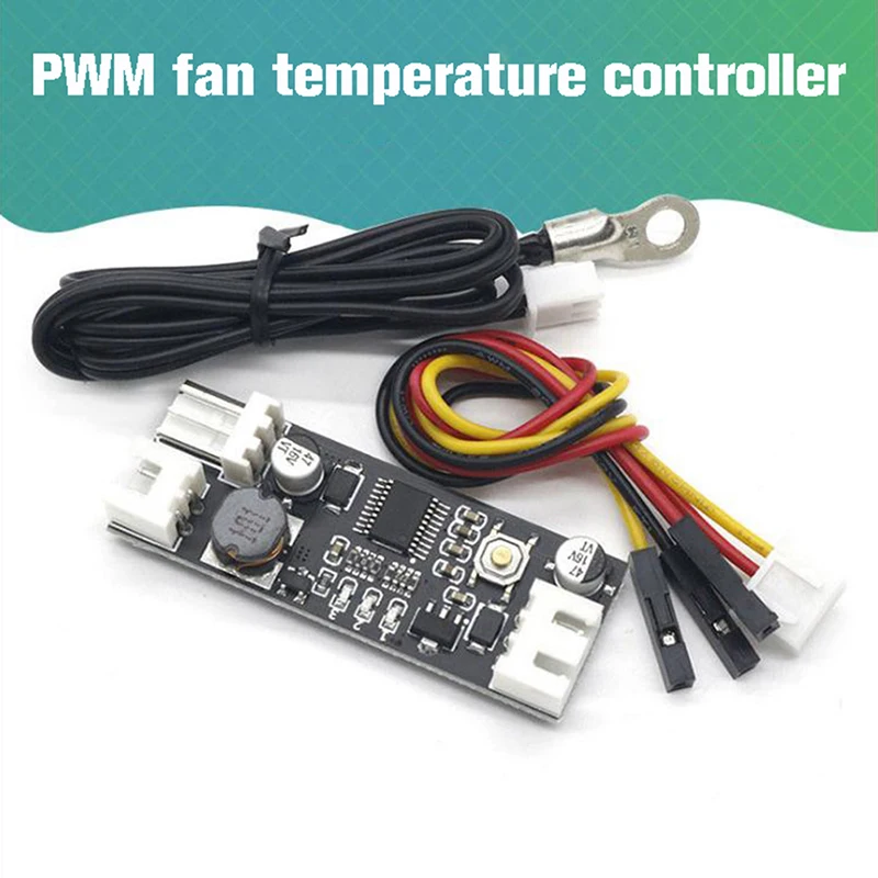 0.8A 12V PWM 3 Wire Fan Temperature Speed Controller Governor for PC Fan