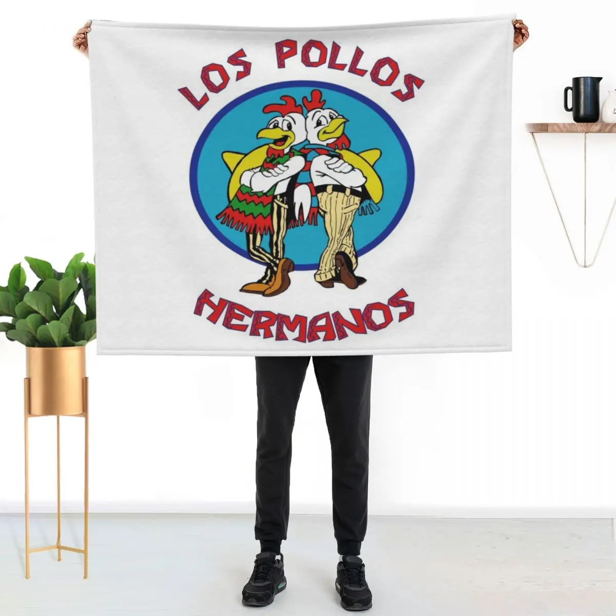 

Los pollos hermanos Throw Blanket Warm Flannel Blanket for Couch Chair Bedroom