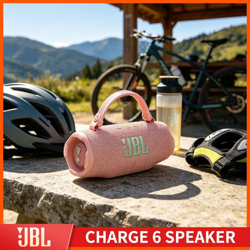 Pine Rock Full Bass JBL CHARGE6 Bluetooth Speaker RGB Handsfree IP67 Waterproof Dual Driver TF Card Wireless Stereo Audio
