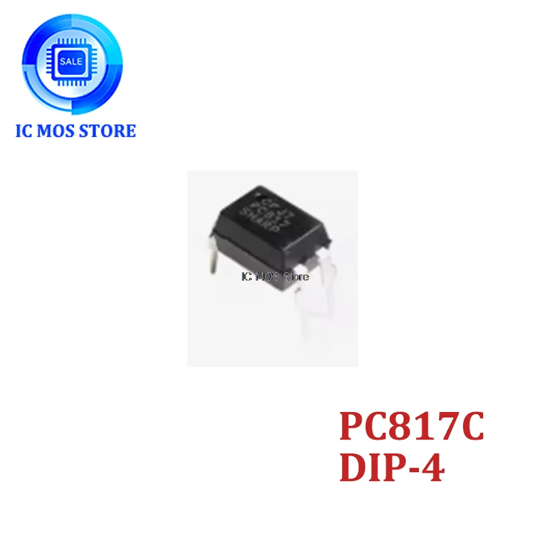 

10PCS PC817 PC817C In-line 4-pin Optocoupler Optoisolator DIP-4