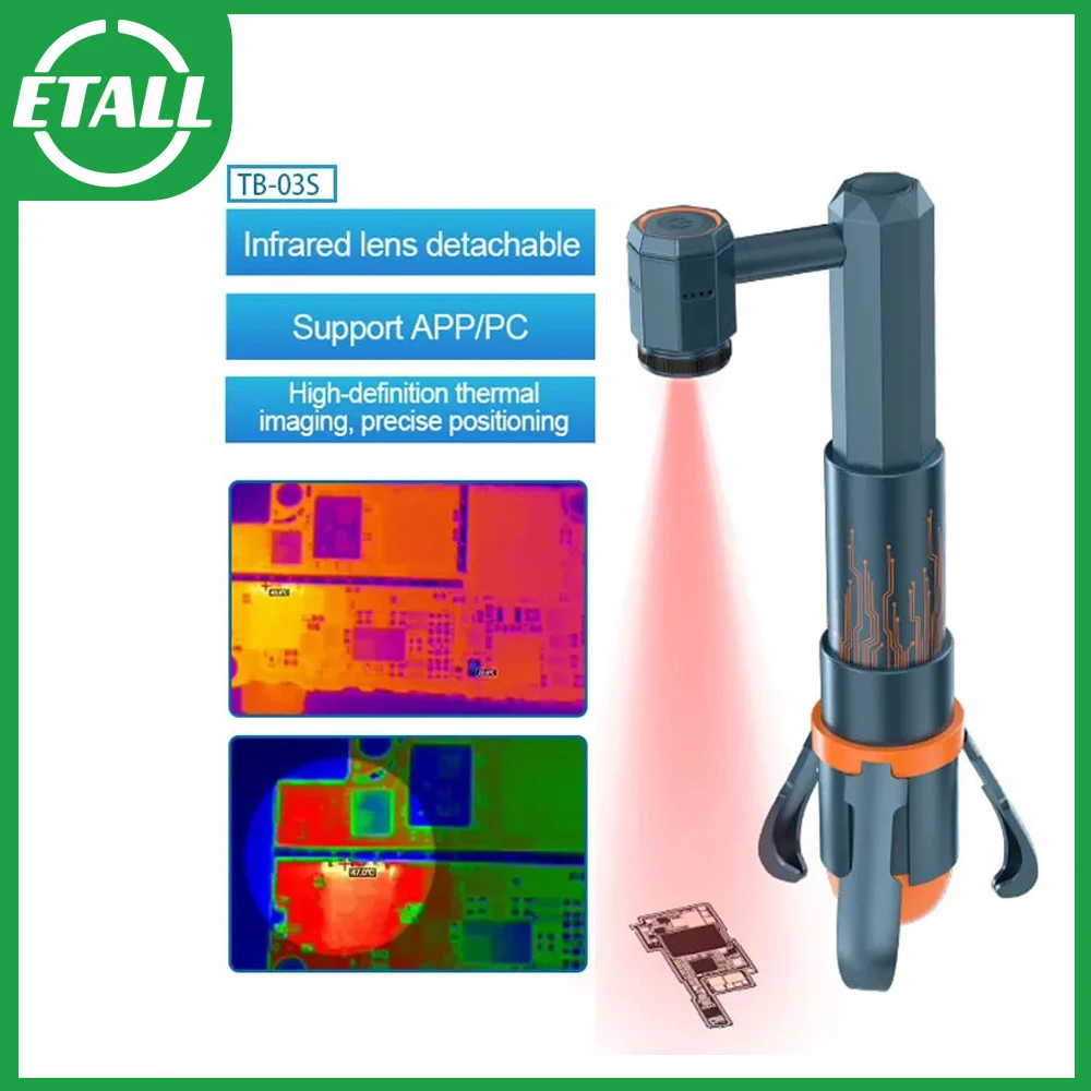 SUNSHINE TB-03S Infrared Rapid Thermal Camera Instrument Precise Fault Location Support APP/PC Connections Infrared Diagnosis