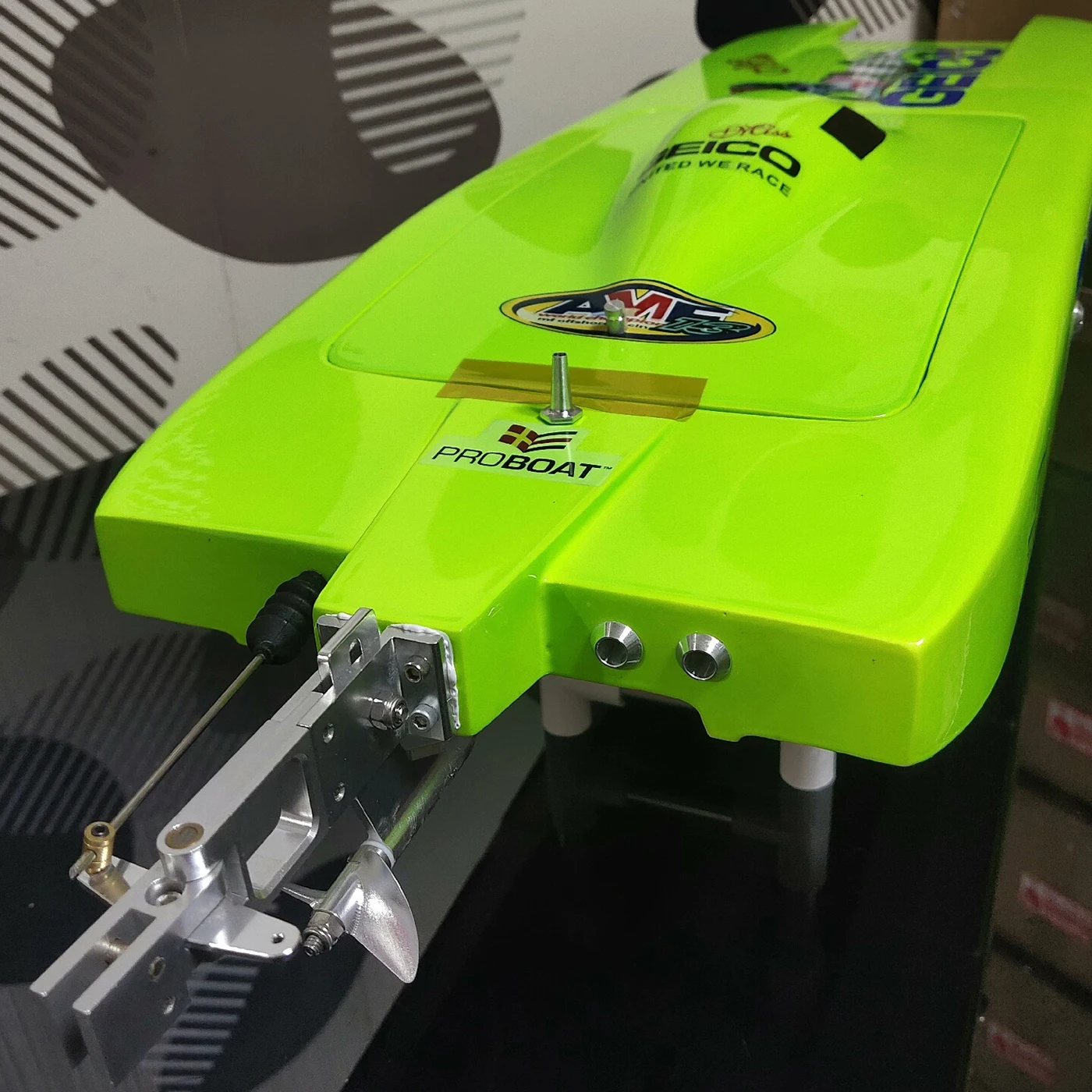 91,5 cm RC Boot Bürstenlosen Motor Frosch Prinz 113 Fernbedienung Schnellboot Fiberglas Material RC Boot Rumpf Erwachsene Spielzeug geschenk