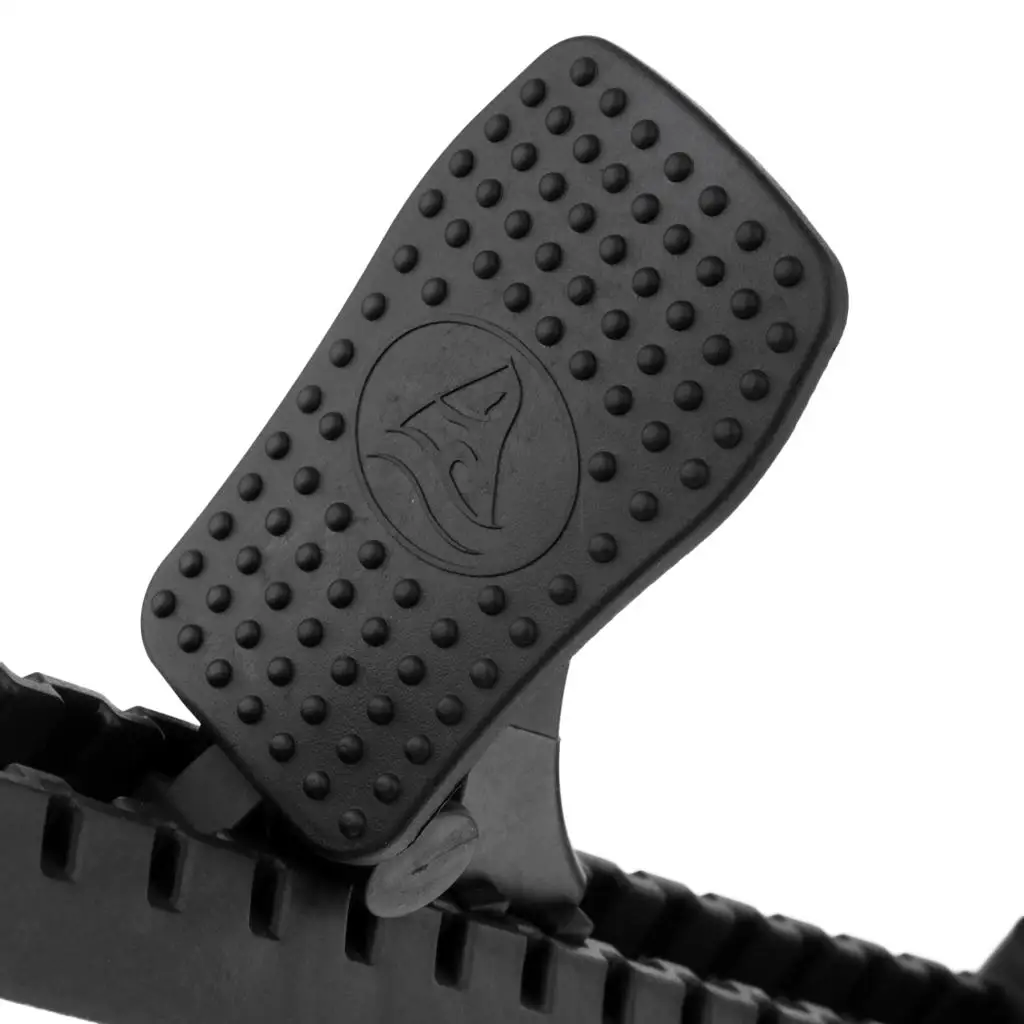 Lightweight Kayak Foot Rest Adjustable Nylon Pedal Kit with Mounting Screws for Sit in Canoe Boat