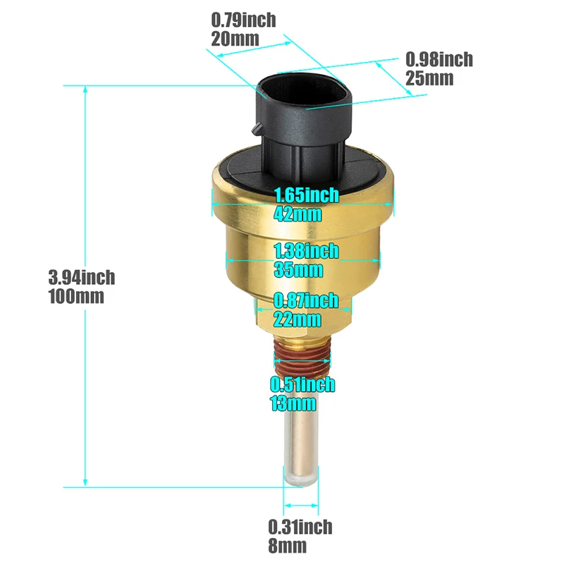 1/4PCS Coolant Fluid Level Sensor Switch For Cummins M11 L10 ISM N14 ISX For Kenworth OEM# 4903489 3612521 068598 086714A0001