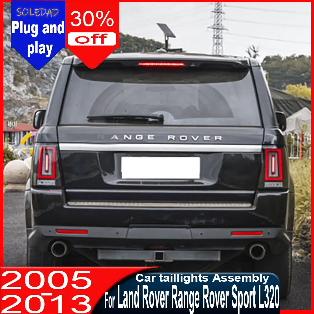 LED Tail Lamp for Land Rover Range Rover Sport L320 Tail Lights 2005-2013 Dynamic Signal DRL Brake Reverse auto Accessories