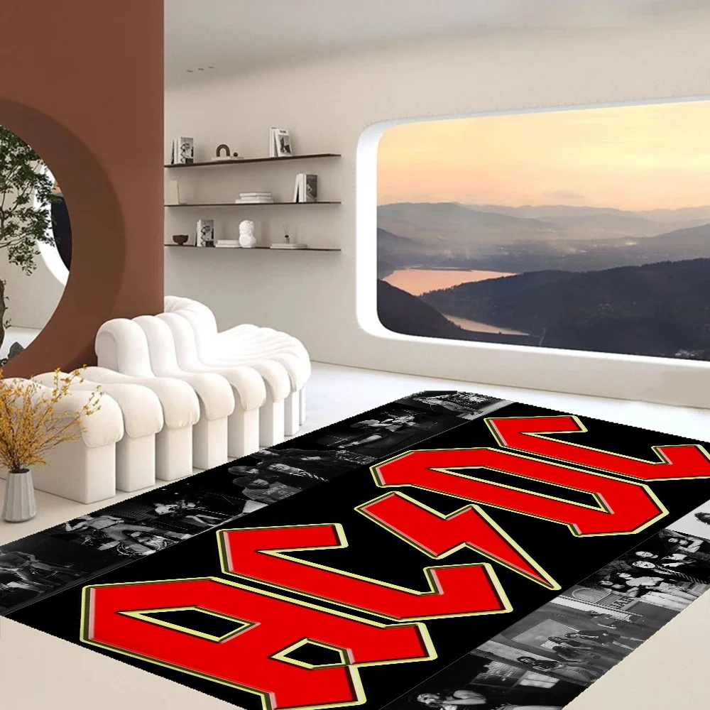 Rock Singer A-AC D-DC Band Kitchen Mat Nordic Style Bedroom Living Room Doormat Home Balcony Anti-Slip Doormat Area Rug